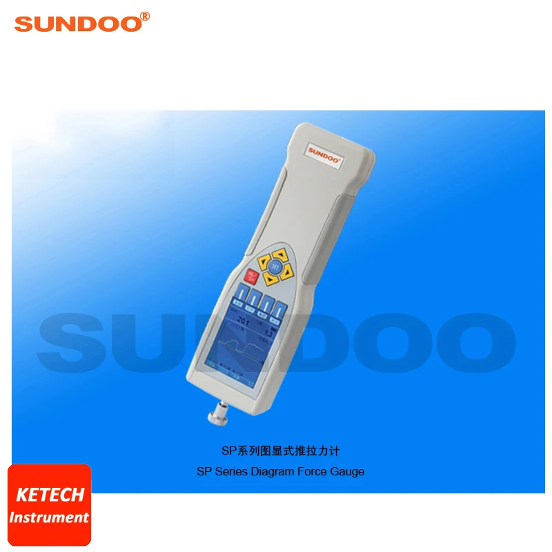 

500N USB Digital Diagram Push Pull Force Meter Sundoo SP-500
