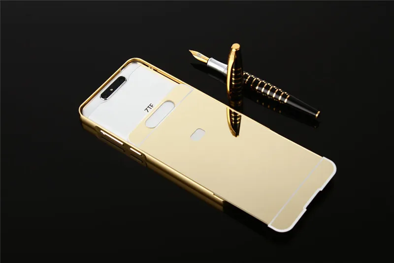 For ZTE Blade V8 case Luxury Rose Gold Aluminum Mirror Back Cover Case For ZTE V8 V 8 Case Protective Phone Bags For ZTE Blade V8 case Luxury Rose Gold Aluminum Mirror Back Cover Case For ZTE V8 V 8 Case Protective Phone Bags