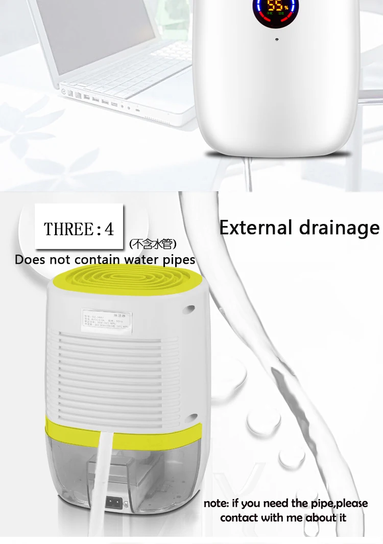 DMWD портативный Электрический осушитель воздуха, мини влагопоглощающий осушитель воздуха, светодиодный дисплей, автоотключение, осушители воздуха, очиститель воздуха, 110 В, 220 В