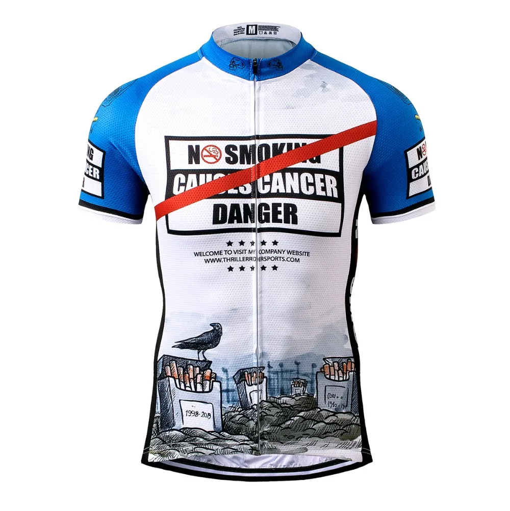 

THRILLER RIDER SPORTS TRS-0081 Mens Cycling Jersey Cycling Clothing Bike Shirt Size S to 5XL