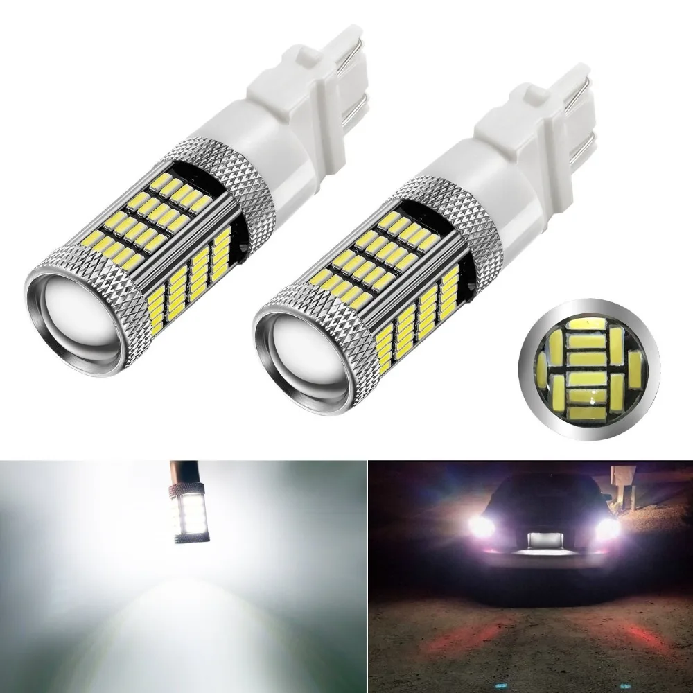 Super Bright 1200 Lumens 92 Pcs 4014 Chipsets 3157 LED Bulbs use for