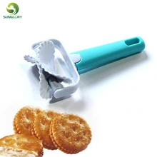 Круглый резак для помадки, пластиковый шпатель для глазури, форма для печенья, рулонный нож для теста, резак для теста, инструменты для украшения торта