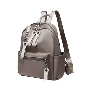 

Mochila Men's Women's Leather Backpack Laptop Satchel Travel School Rucksack Bag High Capacity Simple Bag Solid Color Bag #LR3