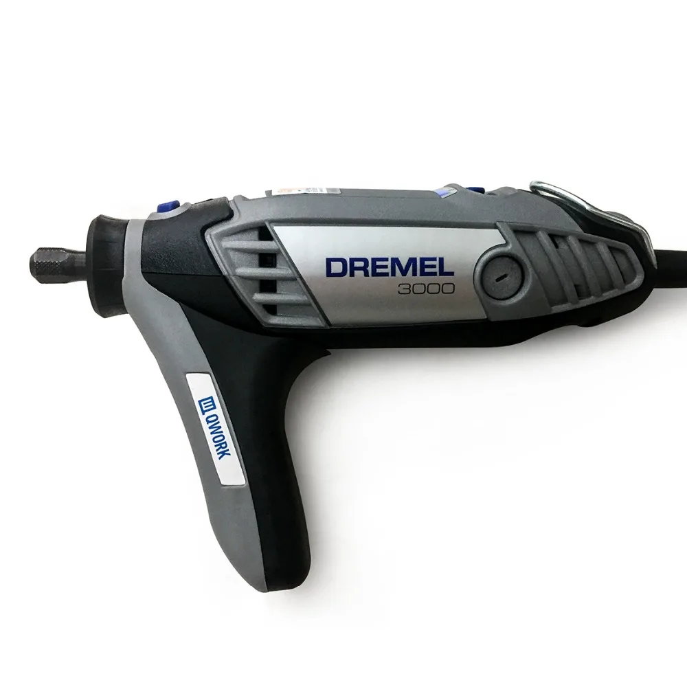 QWORK поворотный инструмент ручка A577 Detailers Grip крепление для Dremel модели 4000400398395300285275200100, 8200800 и другие