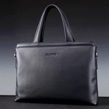 Черный/синий/коричневый кожаный чехол из натуральной коровьей кожи, Для мужчин сумки большой емкости Бизнес/Повседневное натуральная кожа мужской Сумки(XW6609