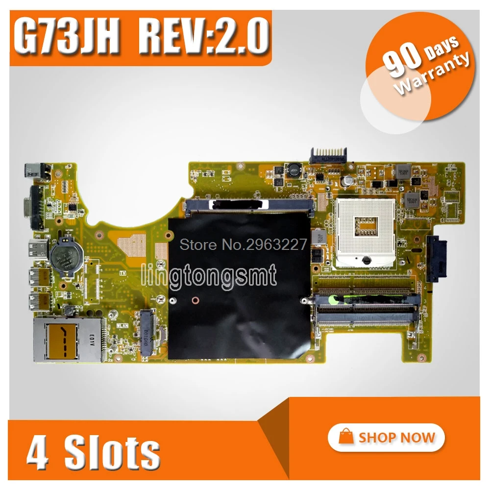 

X453SA Laptop Motherboard For ASUS X453S X453SA X453 F453S Mainboard test 100% OK N3050/N3060 2 cores