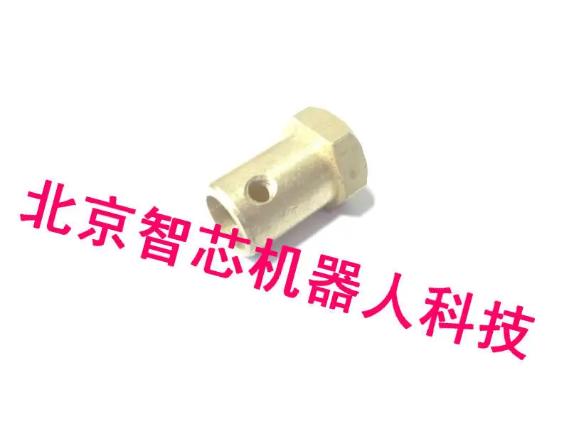 5pcs/lot 7mm Couplings Hex Coupling Copper Cylinder For Smart Car Wheels Chassis DC Gear Motor Stepper + Free Shipping | Игрушки и хобби