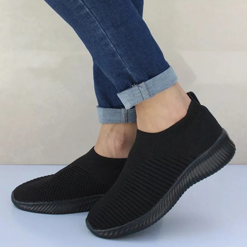 Spring Plus Size Women Casual Knitting Sock Sneakers Spring Plus Size Women Casual Knitting Sock Sneakers