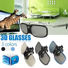 Новые 3D очки с зажимом, USB перезаряжаемая Технология DLP, активные 3D очки с затвором, универсальный тип 3D проектор, высокое качество