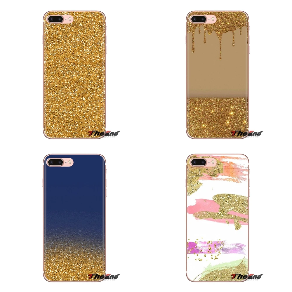 

For LG G3 G4 Mini G5 G6 G7 Q6 Q7 Q8 Q9 V10 V20 V30 X Power 2 3 K10 K4 K8 2017 Soft Transparent Cover Bag Gold Pink Glitter Cross