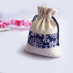 10 шт. пользу Держатели Сумки и Чехлы Льна Drawstring Чехол DIY упаковка холщевый Сумки одежда для свадьбы, дня рождения подарок ювелирных изделий