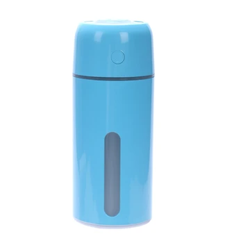 

Household/Car Usb Mini Humidifier, 250Ml Super Quiet Humidifier With 7-Color Led Night Light For Bedroom Office Spa Car Use, A