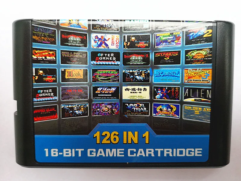 126 в 1 игровая карточка Sega Megadrive Genesis с супермариовым Бэтменом и Робином Боевая