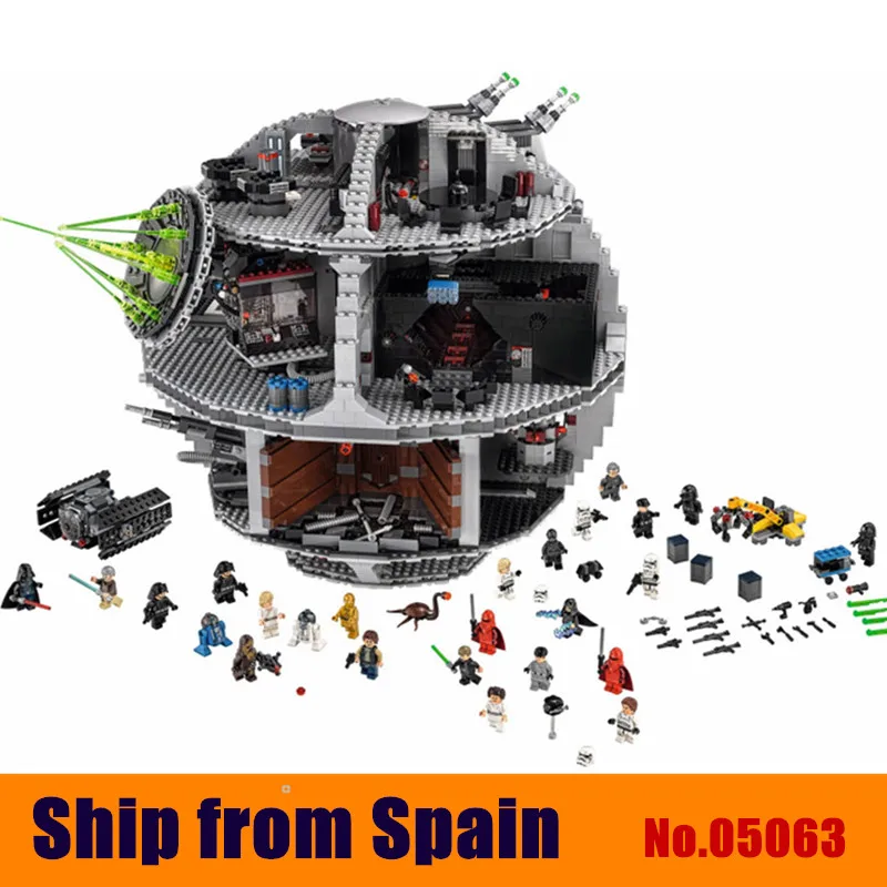 

05063 star war series Compatible with legoings 75159 The Death Model Star Building Block Bricks kids DIY Toys Christmas gifts