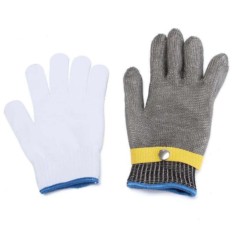 

Durable Quality Steel Wire Mesh Safety Gloves Excellent Quality Soft And Comfortable Elastic Outstanding Free Shipping