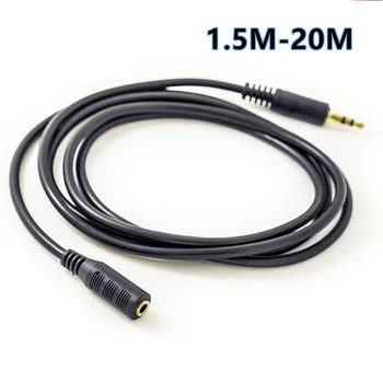 

AUX Cable 3.5mm Audio Extension Cable Jack Male to Female Headphone Cable for Car Earphone Speaker 1.5m - 20m
