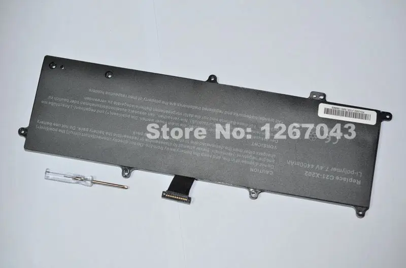JIGU 4400MAH Battery For Asus VivoBook S200 S200E X202 X202E X201 X201E S200E-CT209H S200E-CT182H C21-X202 C21X202
