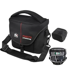 FOSOTO DSLR Camera Bag Fashion Polyester Shoulder Bag Waterproof Camera Case For Canon Nikon Sony Lens Pouch Bag Photo Video bag FOSOTO DSLR Camera Bag Fashion Polyester Shoulder Bag Waterproof Camera Case For Canon Nikon Sony Lens Pouch Bag Photo Video bag