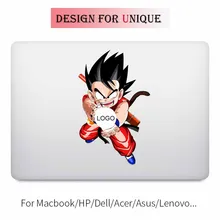 Goku Kamehameha Dragon Ball наклейка для ноутбука для Apple Macbook Наклейка Pro Air retina 11 12 13 15 дюймов винил Mac поверхность книга кожи