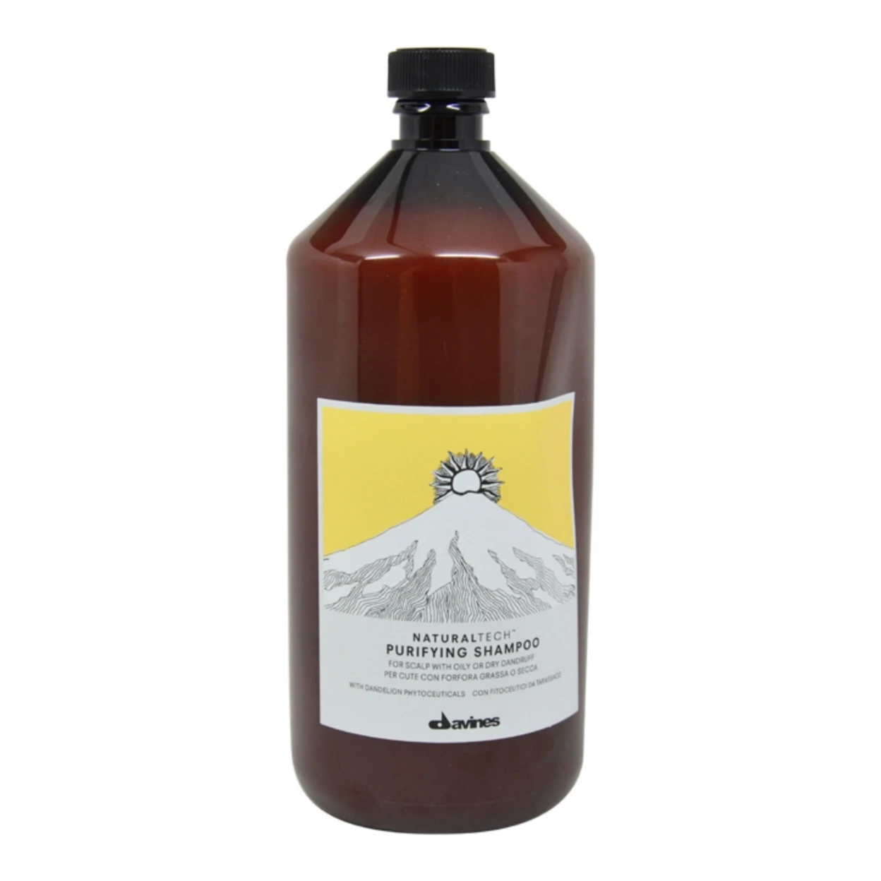 Naturaltech Purifying Shampoo by Davines for Unisex - 33.8 oz Shampoo
