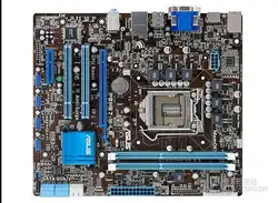 ASUS P8H67-M LE 1155 рабочего Материнская плата H67 разъем LGA 1155 DDR3 32GUSB3. 0 SATA3 uATXmotherboard используется 90% новый