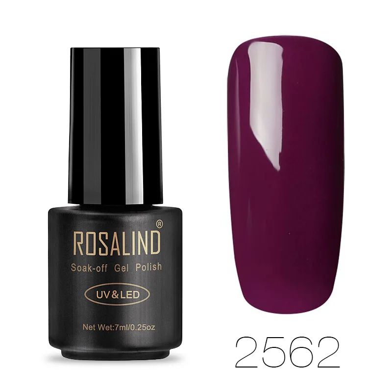 ROSALIND лак для ногтей гибридные Лаки гель Vernis полуперманентный лак для маникюра акриловый полибазовый гель для наращивания ногтей - Цвет: RA2562