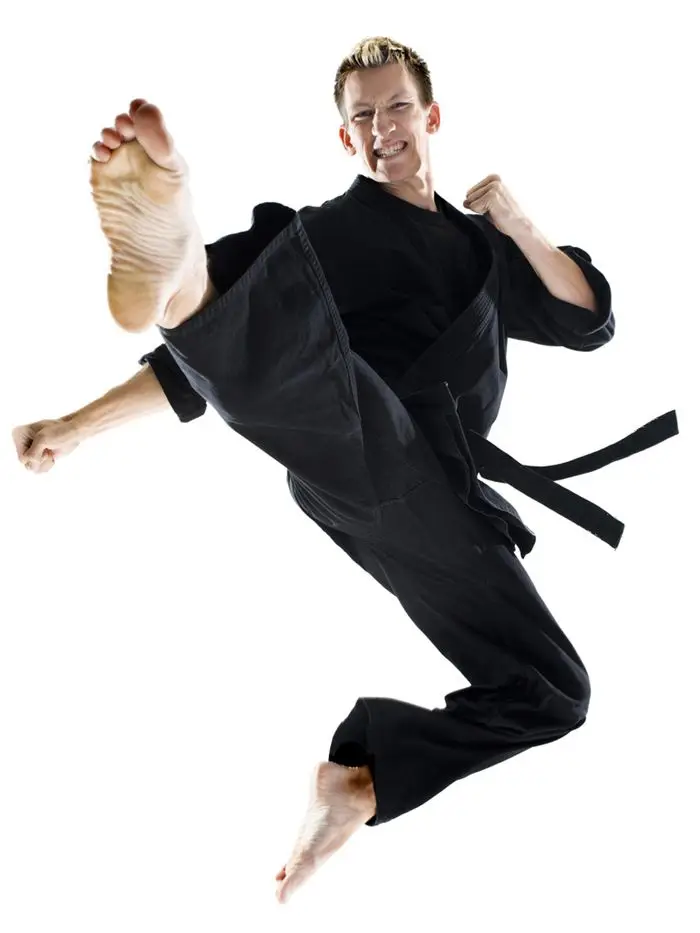 

Black Cotton Karate Uniform Clothes Kickking Boxing MMA Martial Art Training Clothes Dobok Cotton 100% Karate Equipment