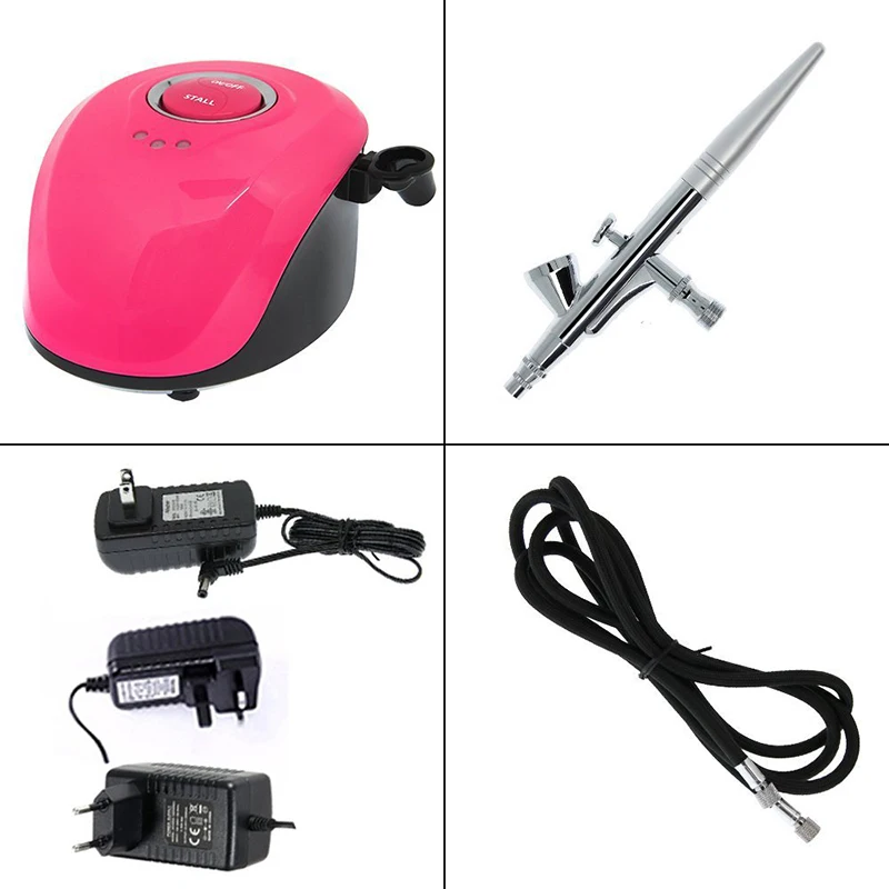 Airbrush makeup kit with mini spray gun 2