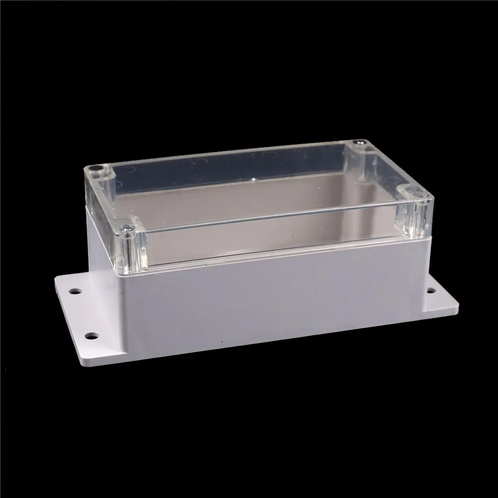 158x90x65mm Clear Waterproof Plastic Electronic Project Box Enclosure Cover/_CH