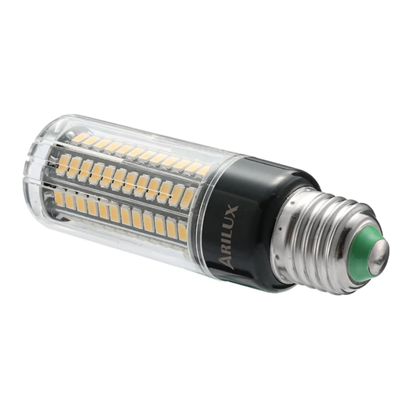 ARILUX светодиодный лампы светильник E27 E14 B22, 5 Вт, 7 Вт, 9 Вт, 12 Вт, 15 Вт, 18 Вт, SMD5736 без мерцания постоянного тока светодиодный кукурузный светильник лампочка AC85-265V