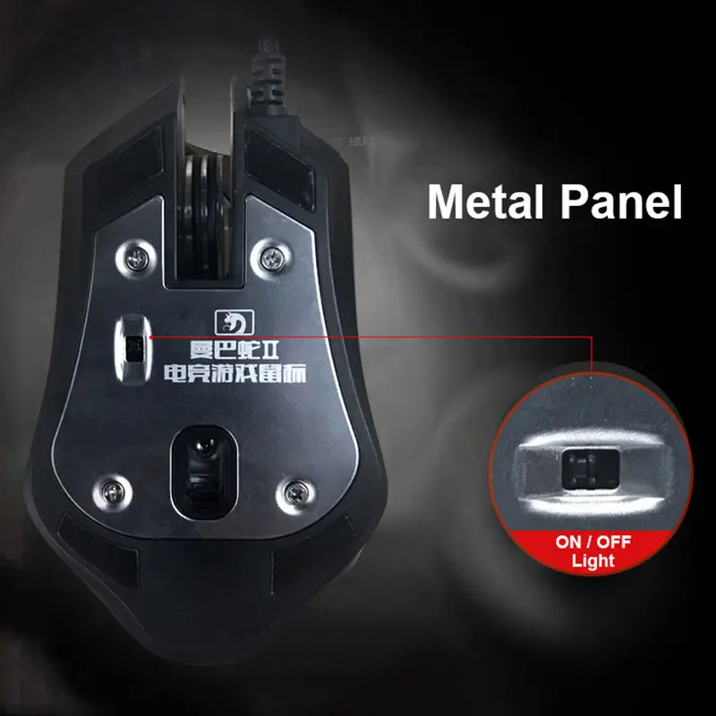 Проводная эргономичная Игровая Usb клавиатура M398 с оранжевой светодиодной