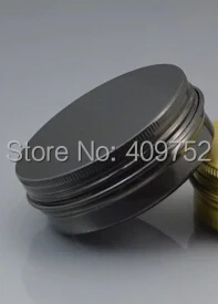 

Lot of 30pcs Aluminum Jars 60ml Black Tin 60g Cosmetic Containers Crafts Pots