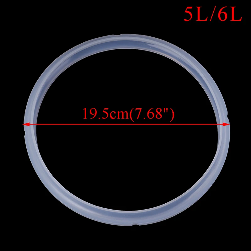 Замена силикона давление кухонные прокладки резиновые ясно электрический плита прокладка для Кухня Инструменты Новое поступление - Цвет: 5L or 6L