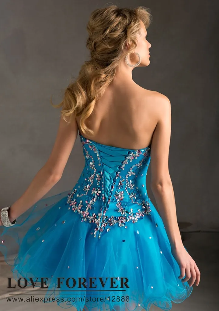 corset back homecoming dress