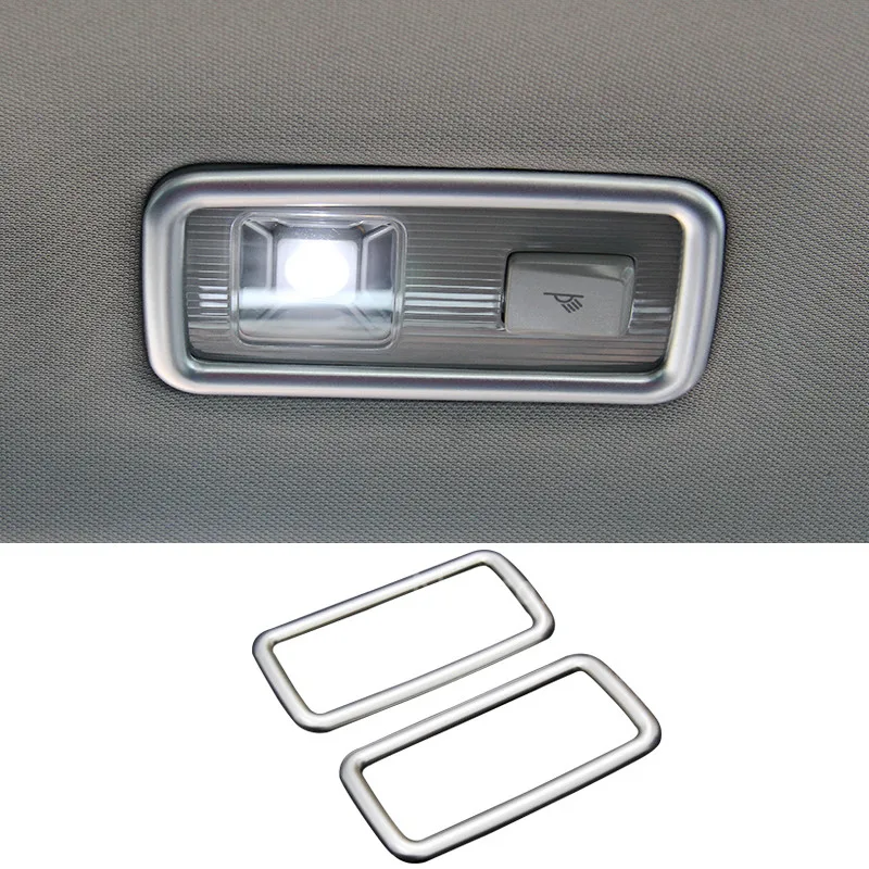 

Auto Rear Reading Light Cover Trim 2pcs For Volkswagon VW Tiguan 2016 2017