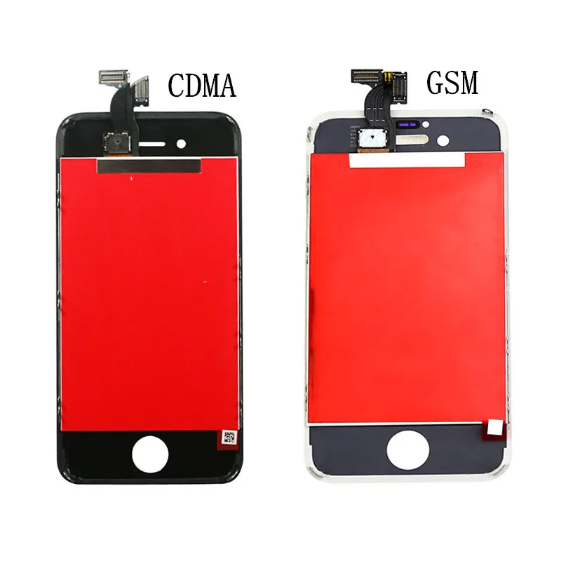 Для iphone 4S 4 GSM CDMA A + ЖК дисплей для сенсорный экран сборка дигитайзер Pantalla|Экраны