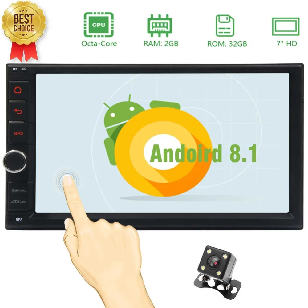 Автомобиль Стерео Радио Восьмиядерный с Bluetooth GPS навигация Wifi модель Android 8 1 Oreo 7