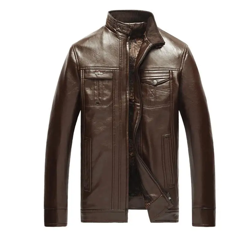 Faux leather jacket steam