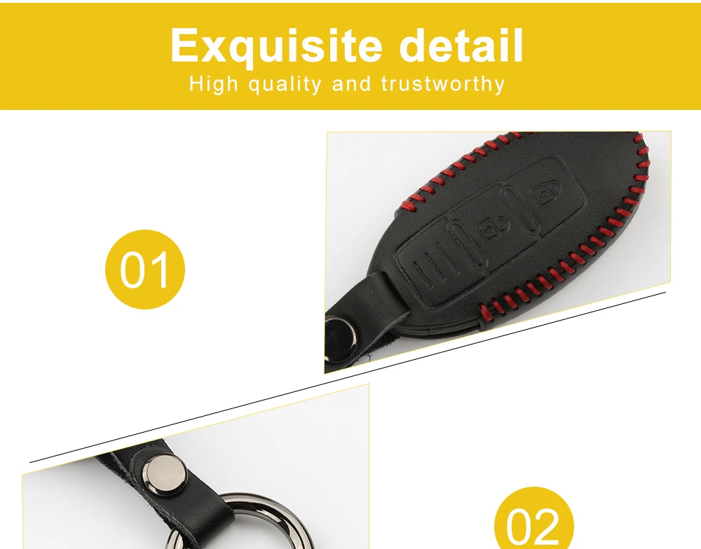 Кожаный чехол для дистанционного ключа для Nissan Qashqai J10 J11 X-Trail t32 Rogue Kicks Tiida Juke Note Pathfinder Versa
