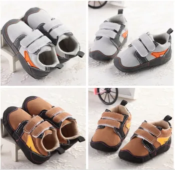 

0-1 years old spring and autumn boy baby two-color stitching casual sports soft bottom toddler shoes