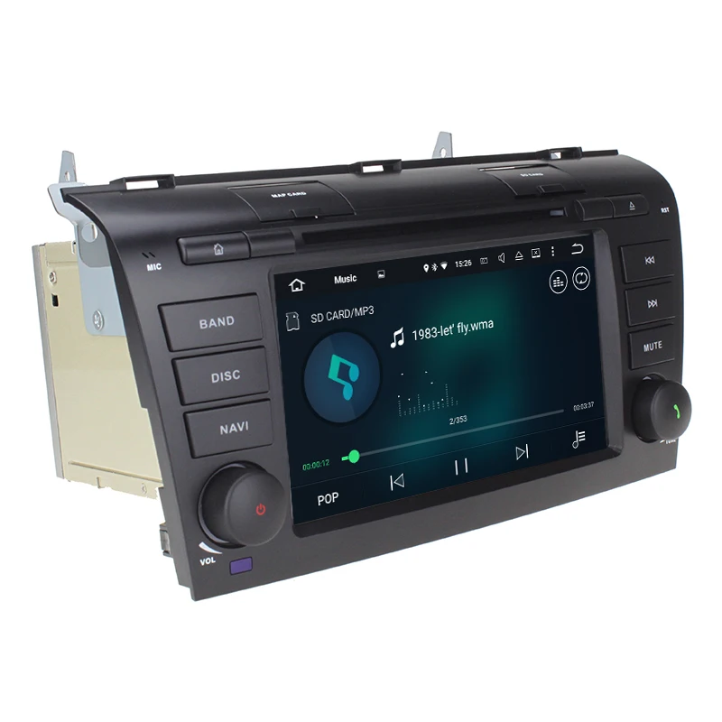 Top HIFIF Android 7.1 Car DVD Player For Mazda 3 GPS Navigation 2Din Steering Wheel 1024*600 Quad Core 3G Radio WIFI Bluetooth TV 2