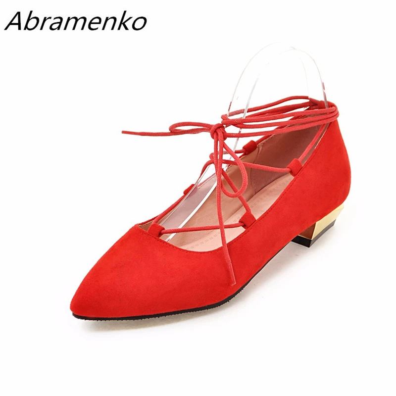 ballet flats with cross straps