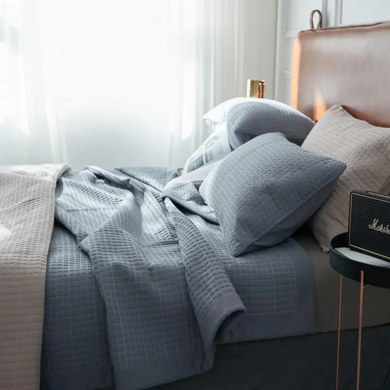 FAMVOTAR, роскошное Клетчатое одеяло, супер мягкое, однослойное, Pinsonic, Стёганое одеяло, покрывало, покрывало на кровать, 7" x 78", полный/Королевский размер