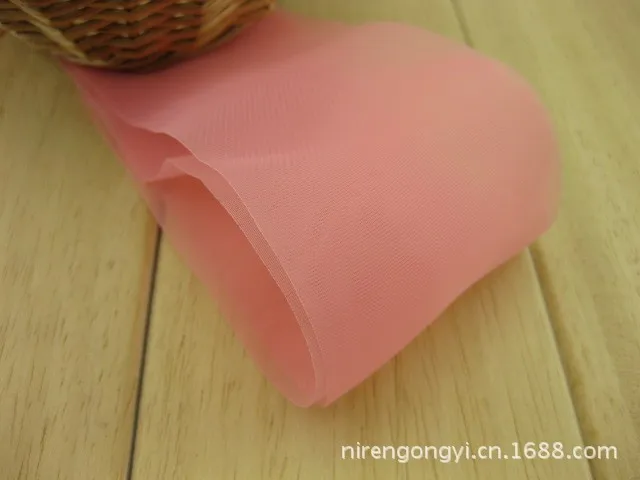 Chiffon Fabric 5.8100cm Volie Ribbon DIY Hair bowknot accessories material Satin Riband 5pcsLot_9