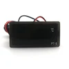 Mini PT-6-40 ~ 110C Thermomètre Numérique Mètre de La Température AC DC 12 V avec 2 m Capteur NTC Sonde rouge LED ► Photo 3/6