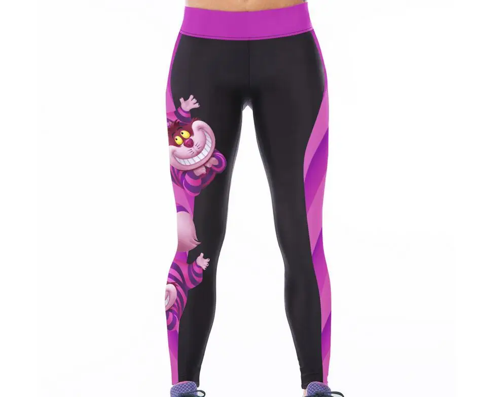

Cheshire Cat 3D digital Print Leggings Gymnasium Fitness Leggings Skinny Elastic Waist Casual Workout Leggings For Jogger