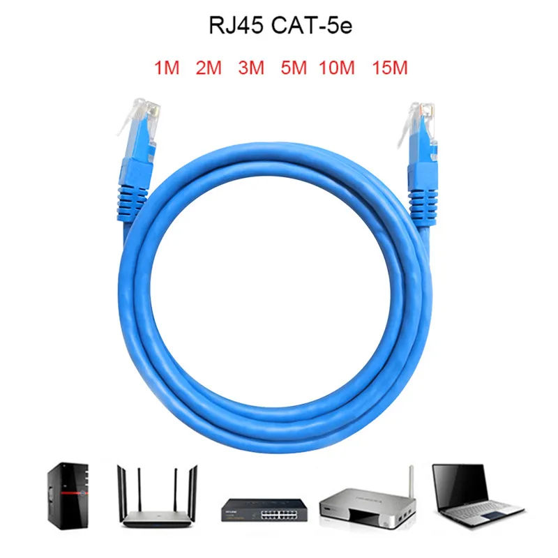 Многоцветный прочный телефон кабель Ethernet RJ45 сетевой для компьютеров и