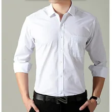 In the fall of men long sleeve shirt the formal business suits pure white professional birthday party of men’s shirts