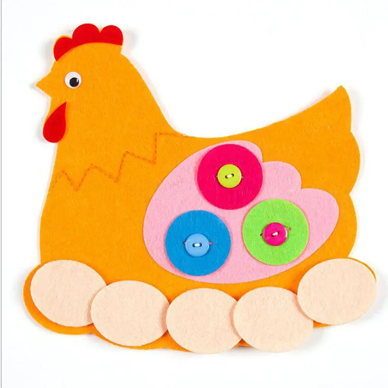 

Useful DIY Fabric Material Package 1 Set Kid Toy Forest Animal Theme Handmade Felt Cutting Felt Nonwoven Material Handmade Cloth