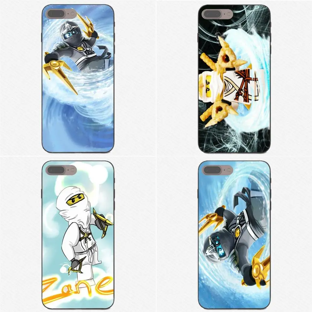 Лучшие чехлы из мягкого ТПУ с принтом плакатов Lego Ninjago Zane для Samsung Galaxy A3 A5 A6 A6s A7 A8 A9